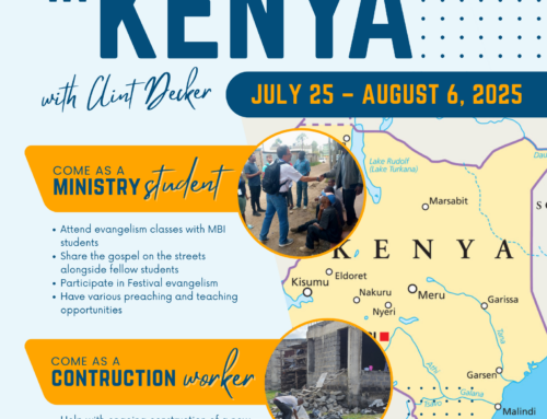 Come to Kenya on a Mission Trip to Manna Bible Institute